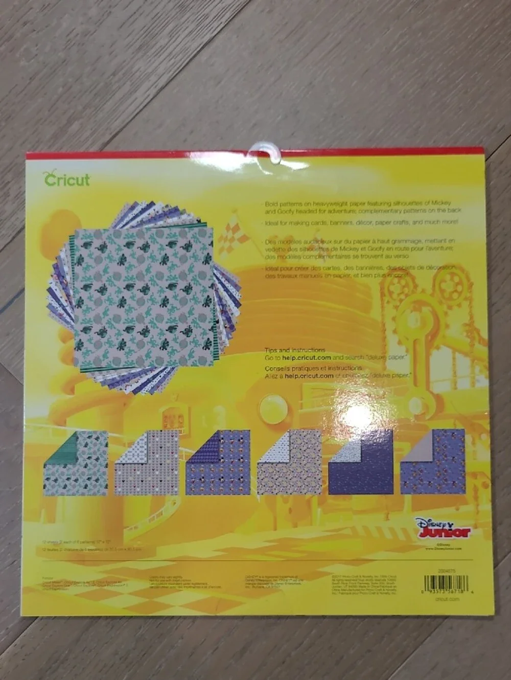 New Cricut Mickey Mouse Deluxe Paper - 12x12 Character Card Stock Heavy 3 packs
